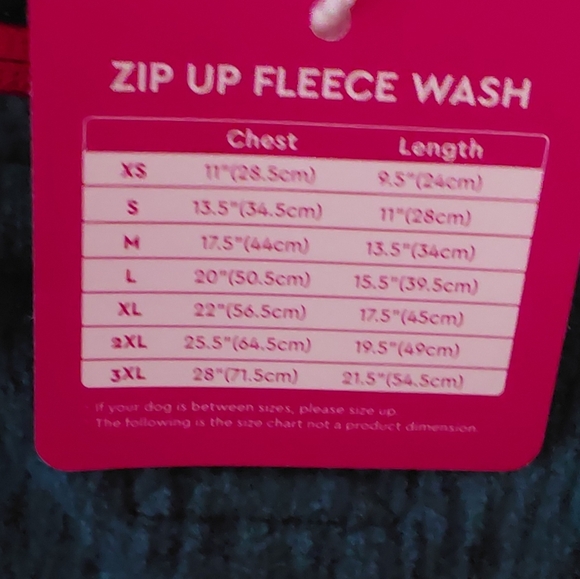 Dog sweater Gooby Fleece Wash Small NWT - Picture 7 of 9